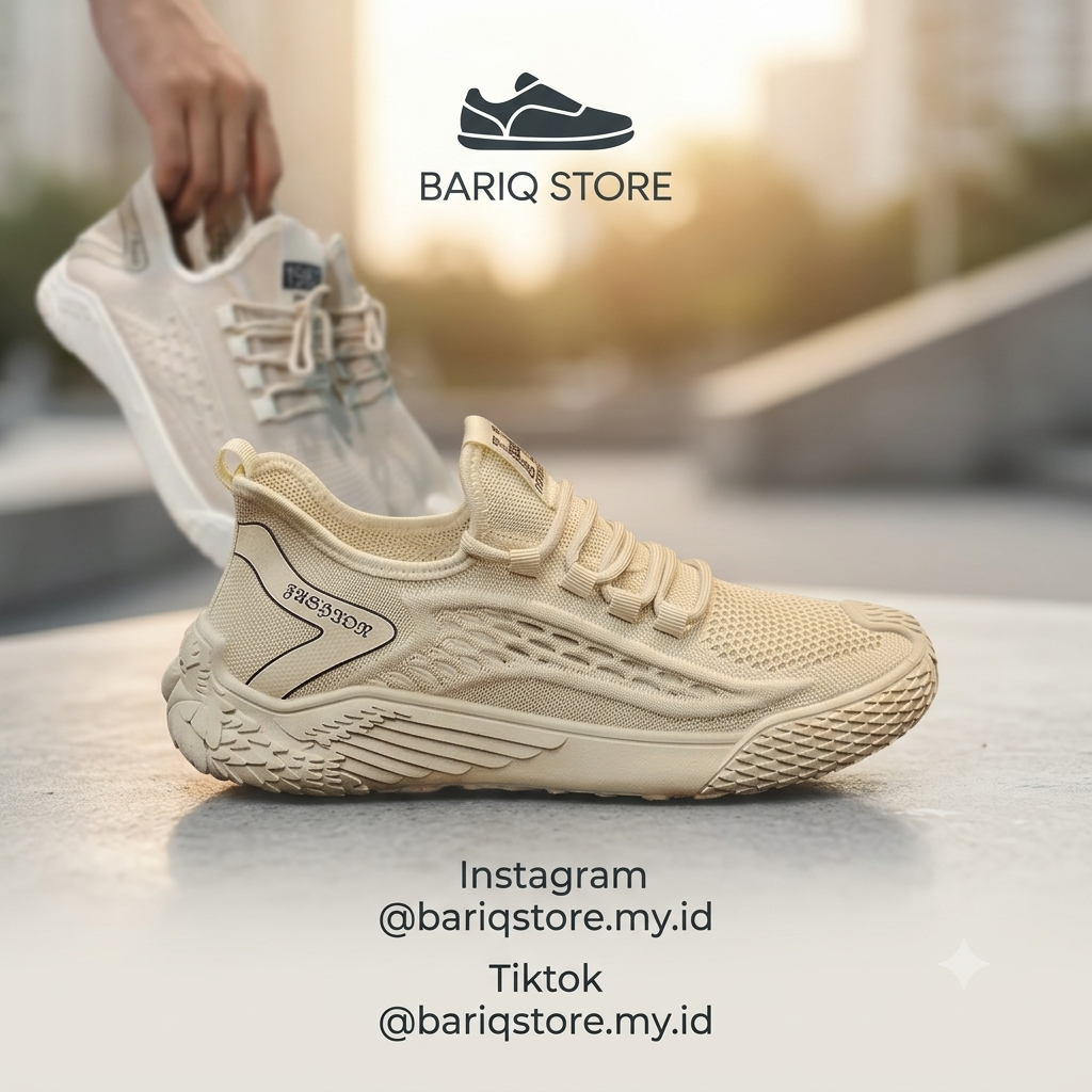 Sepatu Garuda warna coklat susu