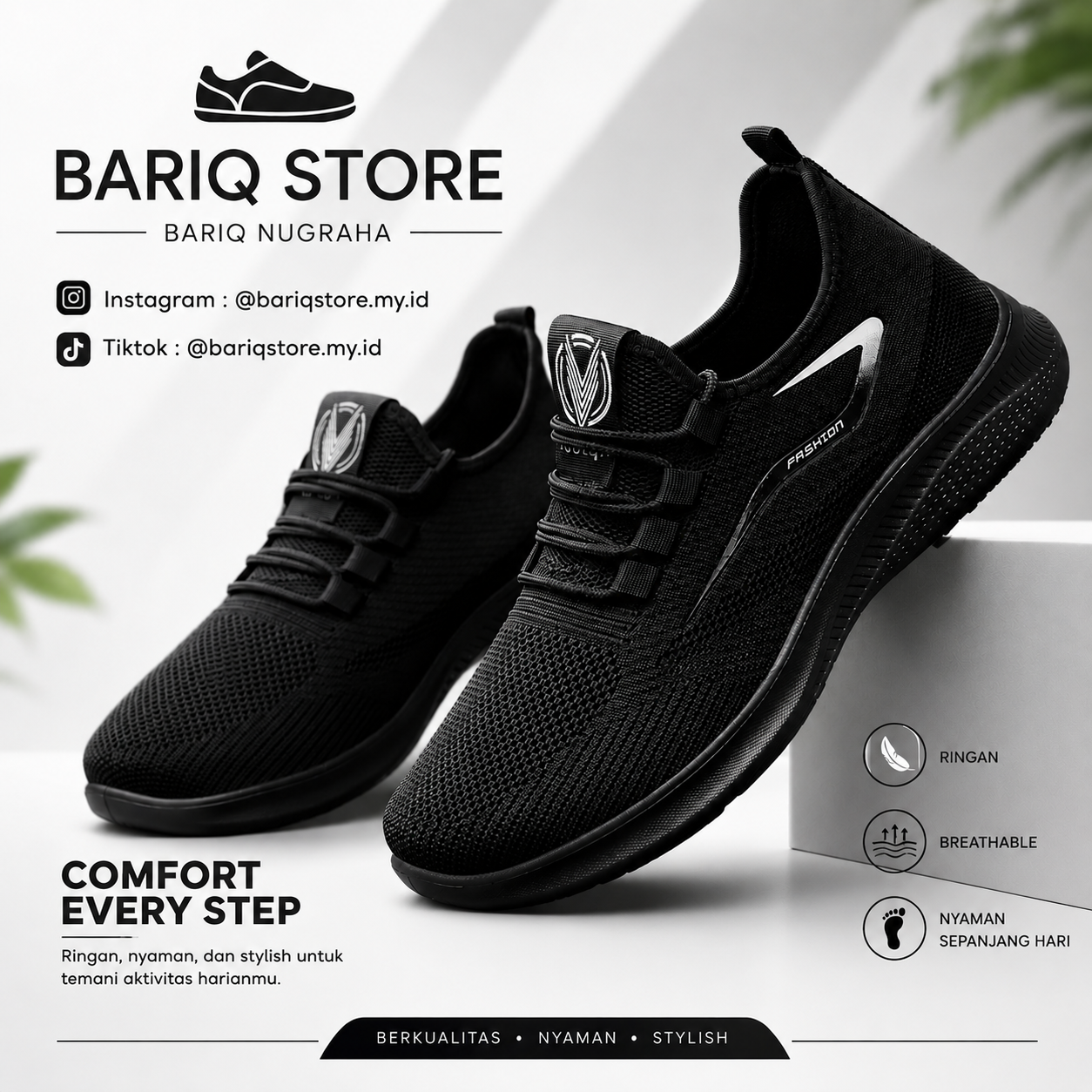 AeroFlex – Sneakers Casual Sport Pria