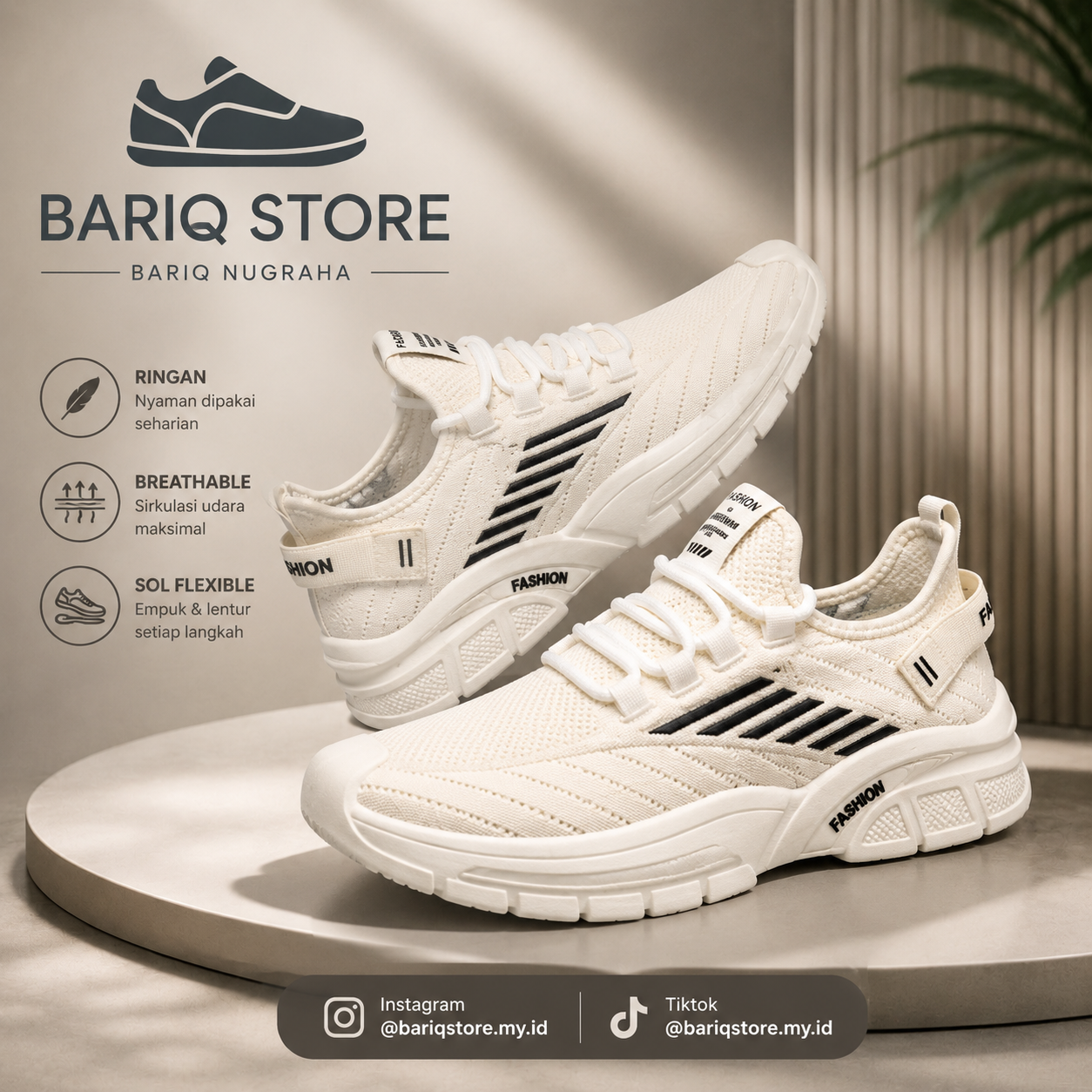 AeroFlex Prime – Sneakers Casual Knit Premium