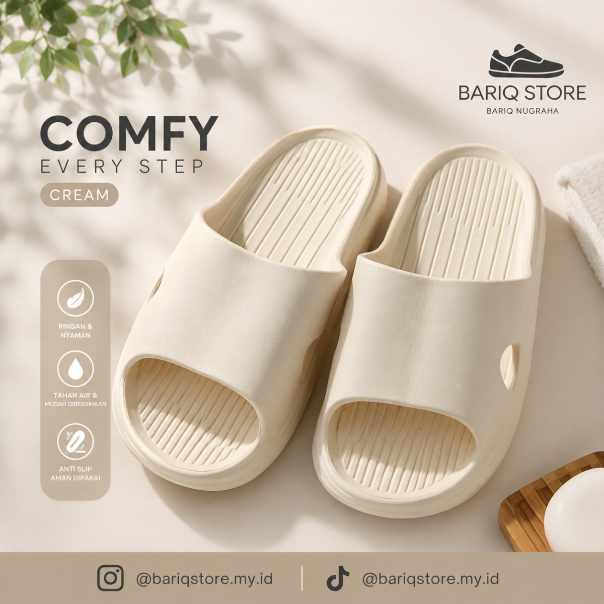 Sandal Warna cream