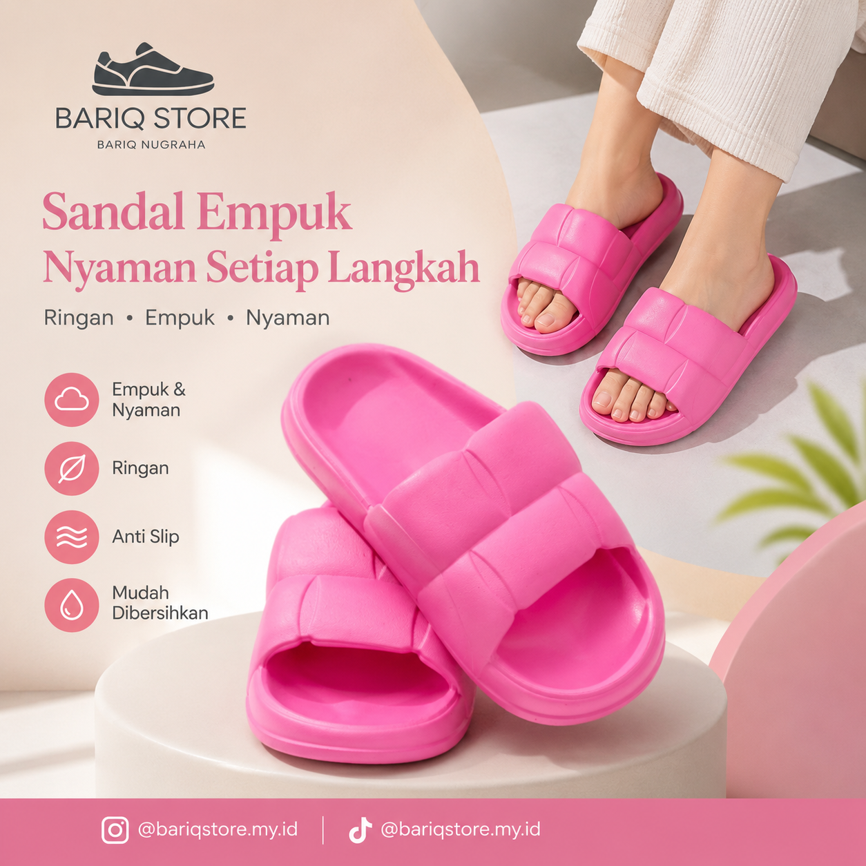 Sandal Jelly Soft Slipper