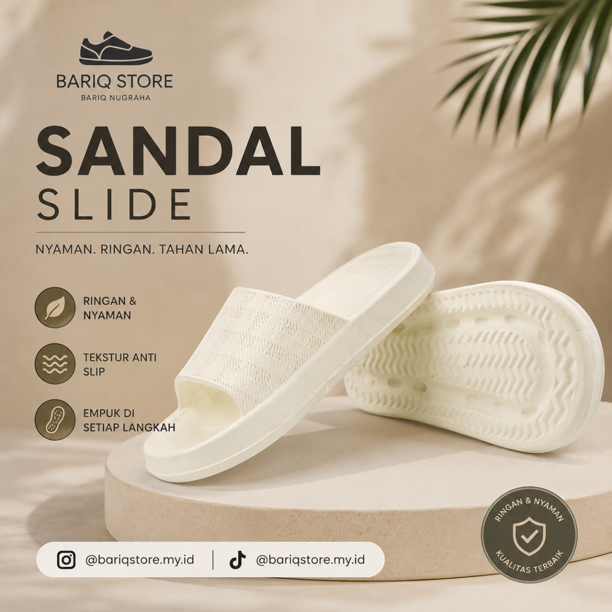 Sandal putih Soft